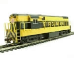 Bachmann: HO Gauge: Fairbanks Morse H16-44 Diesel Locomotives Virginian (Yellow & Black)