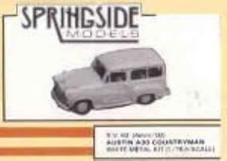 Springside: OO Gauge: Austin A30 Countryman Car Kit