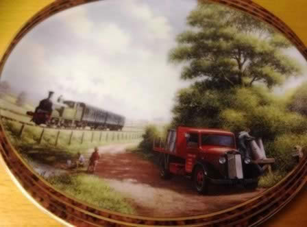 Collection at Manor Farm. Limited edition Ceramic Plate by Don Breckon Bradex 26-D08-025.2