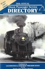 26th Annual Steam Passenger Service