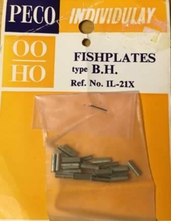 Peco: OO/HO Gauge: Individual Fishplates, Type For Bullhead Rail
