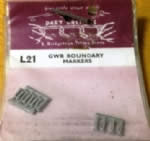 Dart Castings: OO Gauge: GWR Boundary Markers