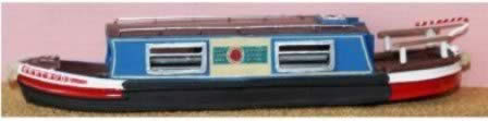 Langley: OO Gauge: 35ft Holiday Canal Boat-New Resin Body