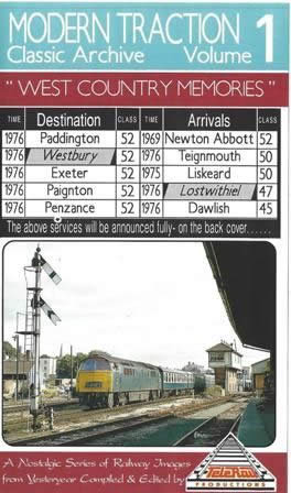 Modern Traction Class Archive - Volume 1: West Country Memories