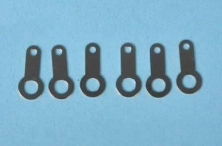 Gaugemaster: 4mm Ring Terminals x6