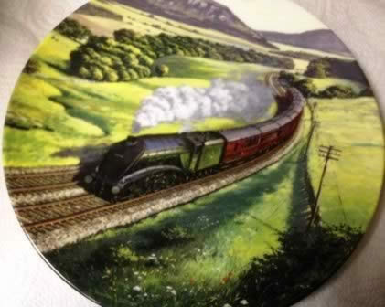 Past Green Fields. Limited edition Ceramic Plate by Norman Elford Bradex 26R62-90.3