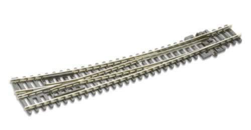 Peco: N Gauge: Electrofrog Turnout Code 80 Curved Double Radius Right Hand