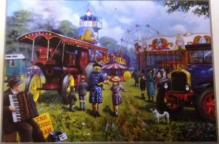 Rothbury: Framed Picture: Progress at the Fair