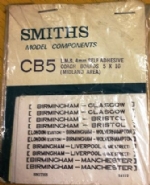 Smiths Model Components: OO Gauge: Self Adhesive Coach Boards (Midland area)