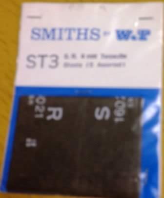 Smiths By W & T: OO Gauge: Tarpaulin Sheets (5 Assorted)