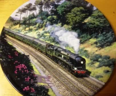 Through the Cutting. Limited edition Ceramic Plate by Norman Elford Bradex 26-R62-90.4
