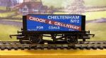 Hornby: OO Gauge: PO Cheltenham No 2 Crook & Greenway 6 plank 8ton Wagon