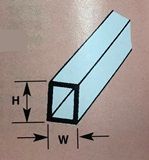 Plastruct: RTFS-10 Fineline Rectangular Tube