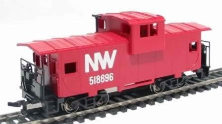 Bachmann: HO Gauge: Wide Vision Caboose Norfolk Western, E-Z Track System