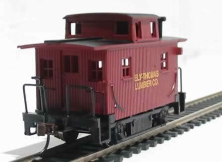 Bachmann: HO Gauge: Bobber Caboose (Ely-Thomas Lumber Co)