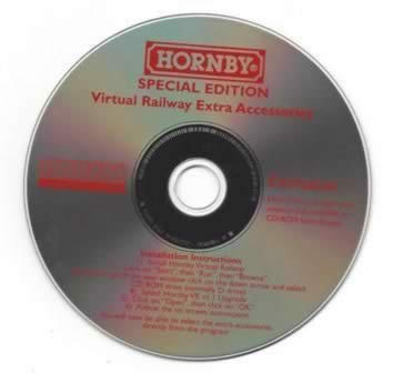 Hornby Special Edition CD ROM Virtual Railway Extra Accessories (No Box)