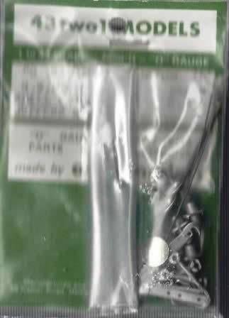 A B S Models: O Gauge: GWR Sprung Small Wagon Buffers and Hooks