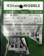 A B S Models: O Gauge: Barry Rly steel Underframe Wagon Axleguard