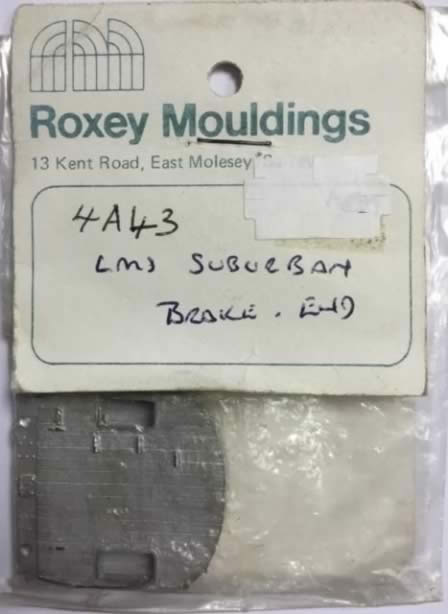Roxey Mouldings: OO Gauge: LMS Suburban Brake Coach Ends