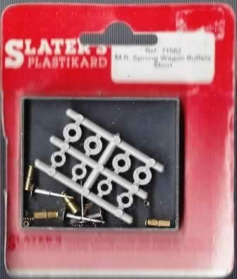 Slater's: O Gauge: MR Sprung Wagon Buffers Short