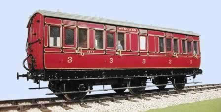 Slater's: O Gauge: MR/LMS Clayton Arc Roof Lavatory Third Class