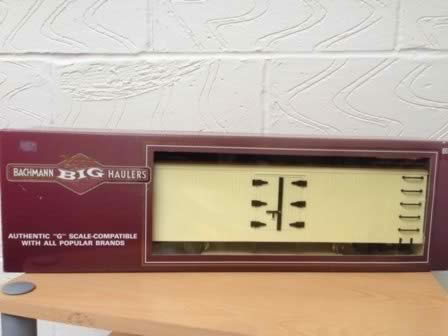 Bachmann: G Scale: The Origianal Big Haulers: 'L' Reefer Car - White, Painted But Unlettered