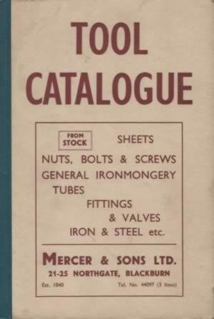 Tool Catalogue - Mercer & Sons