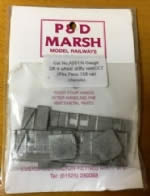 P&D Marsh: N Gauge: SR 4 Wheeled Utility Van/CCT Conversion Kit