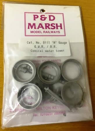 P&D Marsh: N Gauge: GWR Conical Water Tower