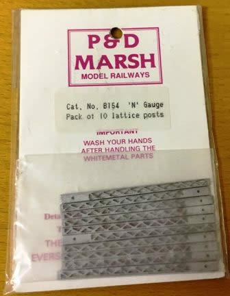 P&D Marsh: N Gauge: Lattice Posts