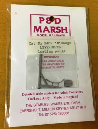 P&D Marsh: N Gauge: LSWR/SR/BR Loading Gauge