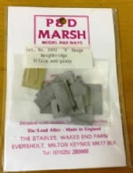 P&D Marsh: N Gauge: Weighbridge Office And Weighbridge Plate
