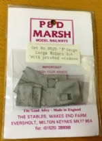 P&D Marsh: N Gauge: Large Modern Hut With Printed Windows