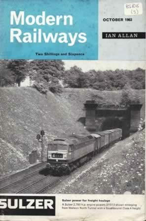 Modern Railways Magazine Oct 1963