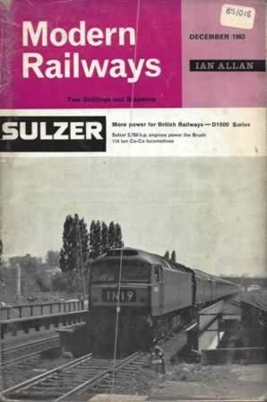 Modern Railways Magazine Dec 1963