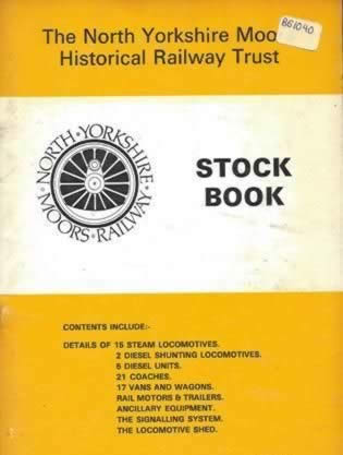 North Yorkshire Moors Historic Railway Trust - Stock Booklet