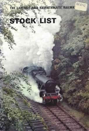 Lakeside And Haverthwaite Railway Stock List 1973