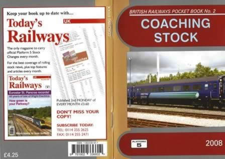 British Railways Pocket Book No. 2 Coaching Stock 2008