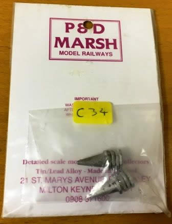 P&D Marsh: N Gauge: Stacks Of Large Cones