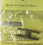 Craftsman: OO Gauge: General: 6'6'' Wheelbase Loco Bogie