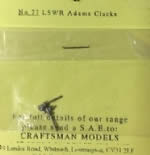 Craftsman: OO Gauge: SR LSWR Adams Clacks X 2