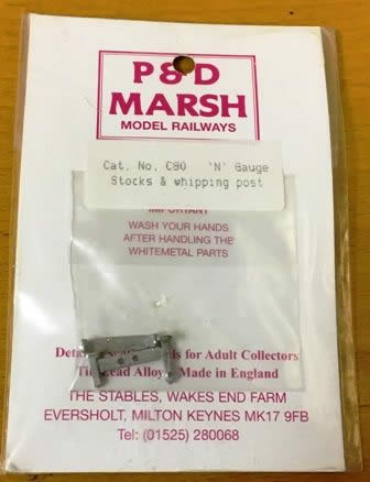 P&D Marsh: N Gauge: Stocks And Whipping Post