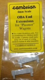 Cambrian: OO Gauge: OBA End Extensions for 