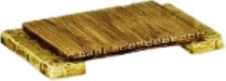 Harburn Hamlett: OO Gauge: Wooden Decked Bridge On Stone Supports