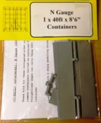 C-Rail: N Gauge: 1 X 40ft x 8'6