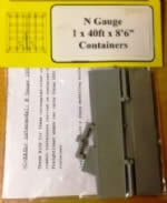 C-Rail: N Gauge: 1 X 40ft x 8'6