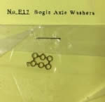 Craftsman: OO Gauge: Bogie Axle Washers 0.015'' Brass