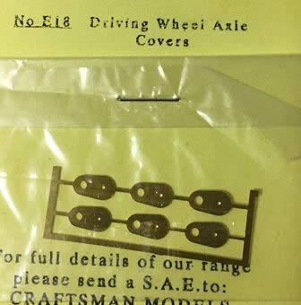 Craftsman: OO Gauge: Driving Wheel Centers For Romford Wheels