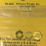 Craftsman: OO Gauge: Class 04 Balance Weight Set