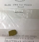 Craftsman: OO Gauge: Tall Whistle Guard